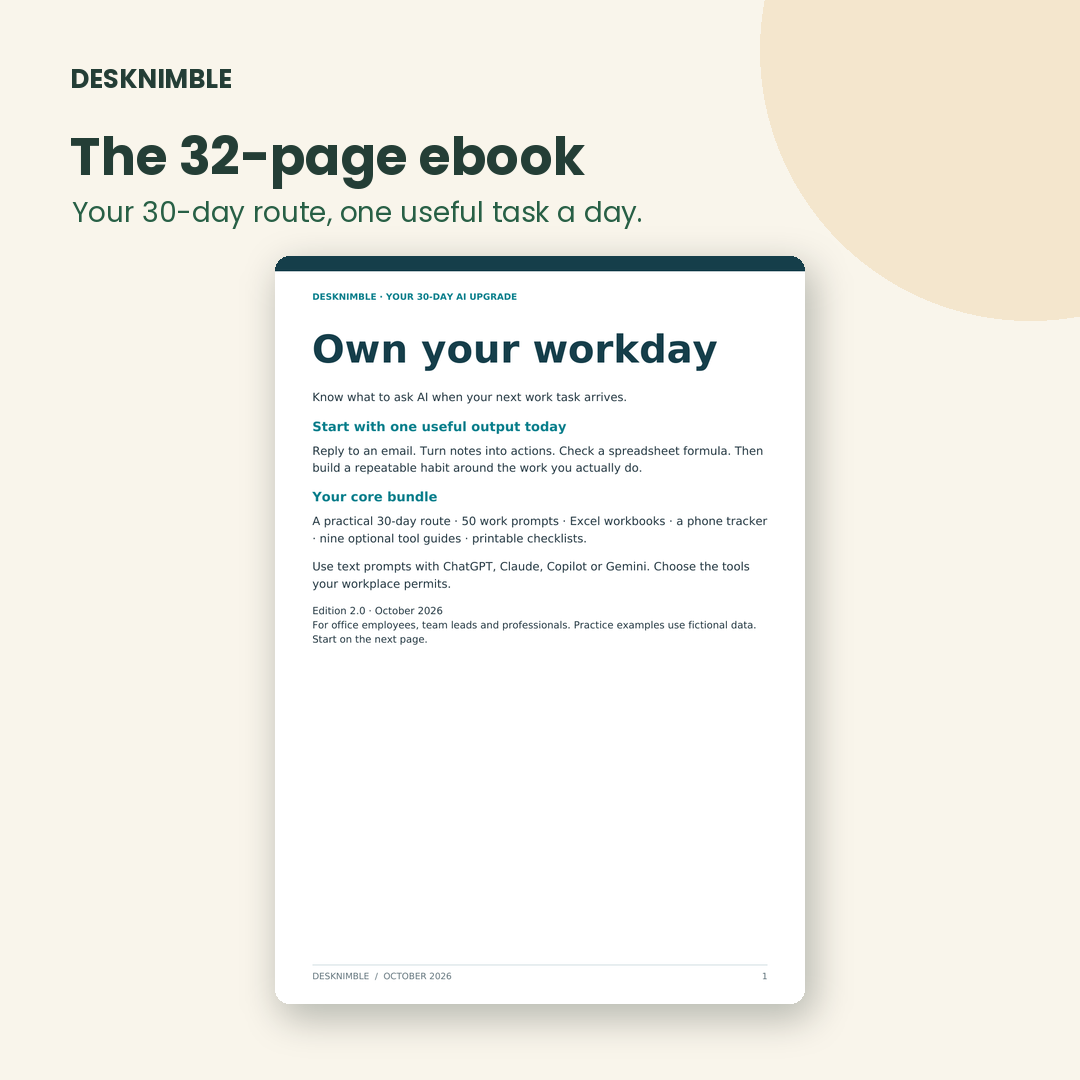 32-page ebook and 30-day action plan